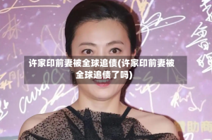 许家印前妻被全球追债(许家印前妻被全球追债了吗)