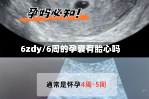 6zdy/6周的孕囊有胎心吗
