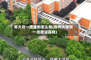 郑大双一流建的怎么样(郑州大学双一流建设高校)
