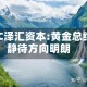 GTC泽汇资本:黄金总结静待方向明朗