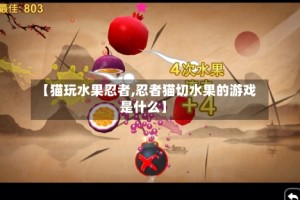 【猫玩水果忍者,忍者猫切水果的游戏是什么】