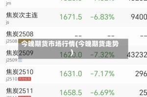 今晚期货市场行情(今晚期货走势)