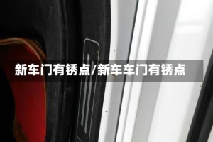 新车门有锈点/新车车门有锈点