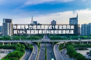 华商竞争力优选混合近1年业绩同类前10% 陈夏琼看好科技和能源机遇