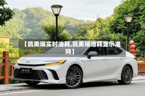 【凯美瑞实时油耗,凯美瑞油耗显示准吗】