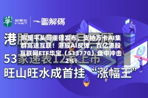 阿里平头哥重磅发布，支持万卡AI集群高速互联！港股AI反弹，百亿港股互联网ETF华宝（513770）盘中冲击2%！