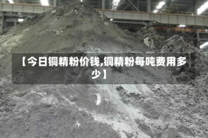 【今日铜精粉价钱,铜精粉每吨费用多少】