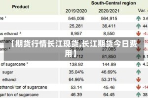 【期货行情长江现货,长江期货今日费用】