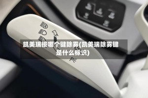 凯美瑞按哪个键除雾(凯美瑞除雾键是什么标识)