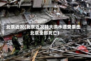 北京近况(北京近况特大洪水遭受袭击北京全部死亡)