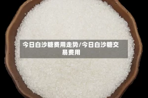 今日白沙糖费用走势/今日白沙糖交易费用
