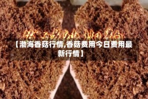 【渤海香菇行情,香菇费用今日费用最新行情】