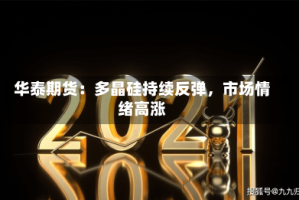 华泰期货：多晶硅持续反弹，市场情绪高涨