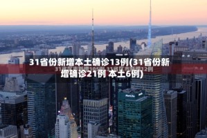 31省份新增本土确诊13例(31省份新增确诊21例 本土6例)