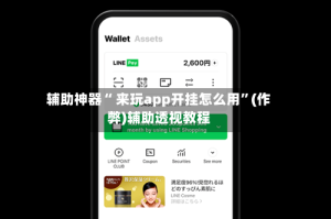 辅助神器“ 来玩app开挂怎么用”(作弊)辅助透视教程