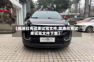 【凯迪拉克试乘试驾文件,凯迪拉克试乘试驾文件下载】