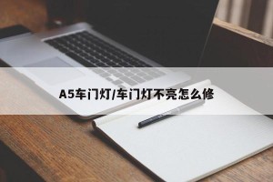A5车门灯/车门灯不亮怎么修