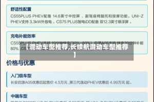 【混动车型推荐,长续航混动车型推荐】