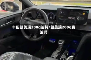 丰田凯美瑞200g油耗/凯美瑞200g费油吗