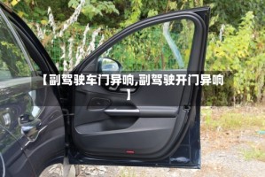 【副驾驶车门异响,副驾驶开门异响】