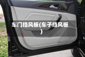 车门挡风板(车子挡风板)