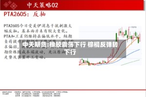 中天期货:橡胶震荡下行 棕榈反弹转下行