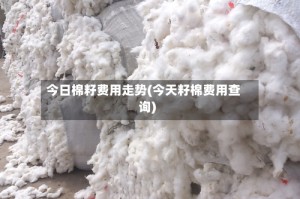 今日棉籽费用走势(今天籽棉费用查询)