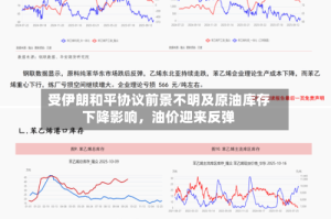 受伊朗和平协议前景不明及原油库存下降影响，油价迎来反弹
