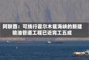 阿联酋：可绕行霍尔木兹海峡的新建输油管道工程已近完工五成