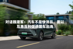 对话魏建军：汽车不是快消品，要以互惠互利促进国车出海