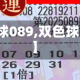【双色球089,双色球走势图】