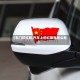 【车门印红旗,汽车上的红旗贴怎么贴】