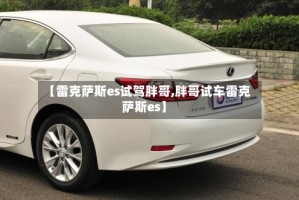 【雷克萨斯es试驾胖哥,胖哥试车雷克萨斯es】