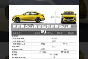 凯迪拉克cts长宽高(凯迪拉克cts轴距)