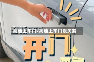 高速上车门/高速上车门没关紧