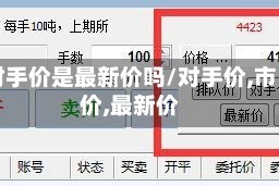 对手价是最新价吗/对手价,市价,最新价