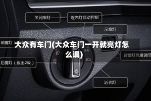大众有车门(大众车门一开就亮灯怎么调)