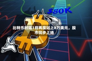 比特币时隔1月再度站上8万美元，股市同步上扬