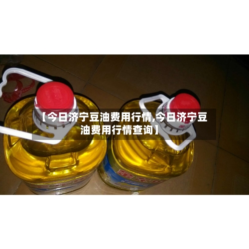 【今日济宁豆油费用行情,今日济宁豆油费用行情查询】-第1张图片