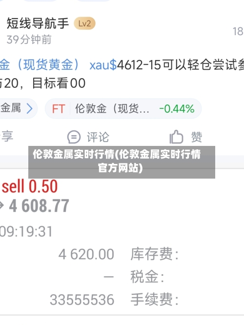 伦敦金属实时行情(伦敦金属实时行情官方网站)-第2张图片