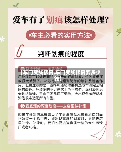 【车门变线修复,车门变线修复要多少钱】-第1张图片
