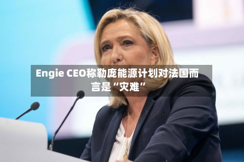 Engie CEO称勒庞能源计划对法国而言是“灾难	”-第2张图片