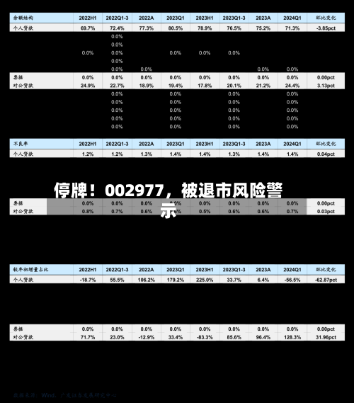 停牌！002977，被退市风险警示-第1张图片