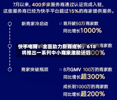 快手电商：全面助力新商成长	，618将推出一系列中小商家激励计划-第1张图片
