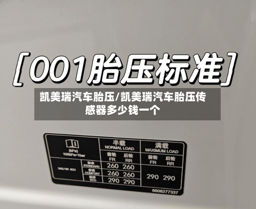 凯美瑞汽车胎压/凯美瑞汽车胎压传感器多少钱一个-第1张图片