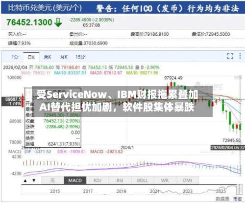 受ServiceNow、IBM财报拖累叠加AI替代担忧加剧，软件股集体暴跌-第3张图片