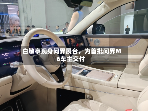 白敬亭现身问界展台，为首批问界M6车主交付-第2张图片