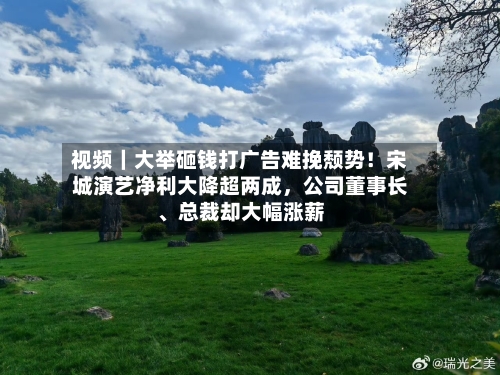 视频｜大举砸钱打广告难挽颓势！宋城演艺净利大降超两成，公司董事长、总裁却大幅涨薪-第1张图片