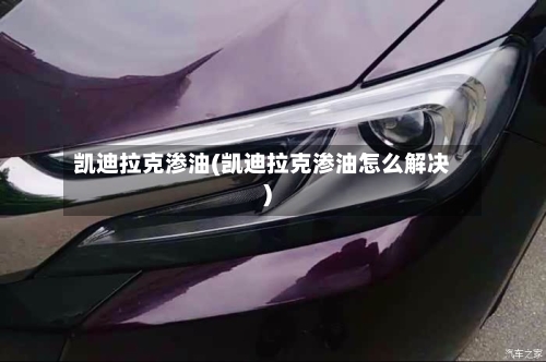 凯迪拉克渗油(凯迪拉克渗油怎么解决)-第1张图片