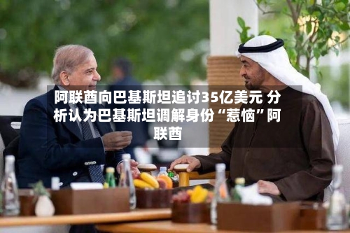 阿联酋向巴基斯坦追讨35亿美元 分析认为巴基斯坦调解身份“惹恼	”阿联酋-第1张图片